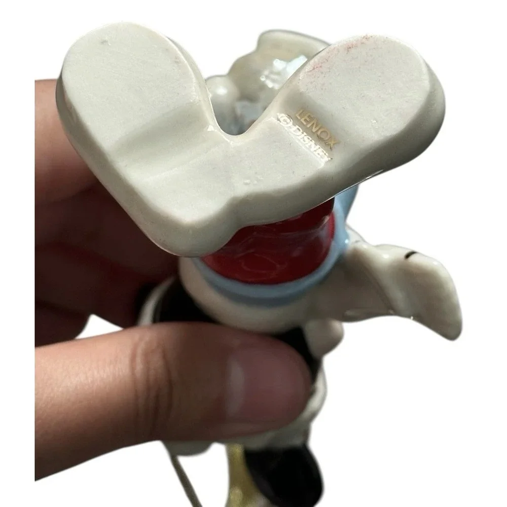 Disney Lenox Mickey Mouse Snow‎ Games Christmas Ornament 2022 Porcelain